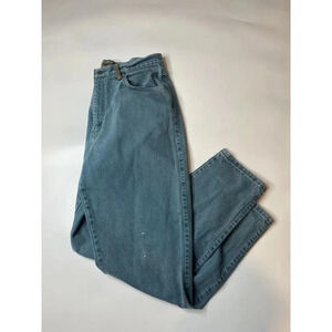 Vintage 90’s Levi’s High Waisted Blue Denim Tapered Women’s Jeans 30x29 Flaw
